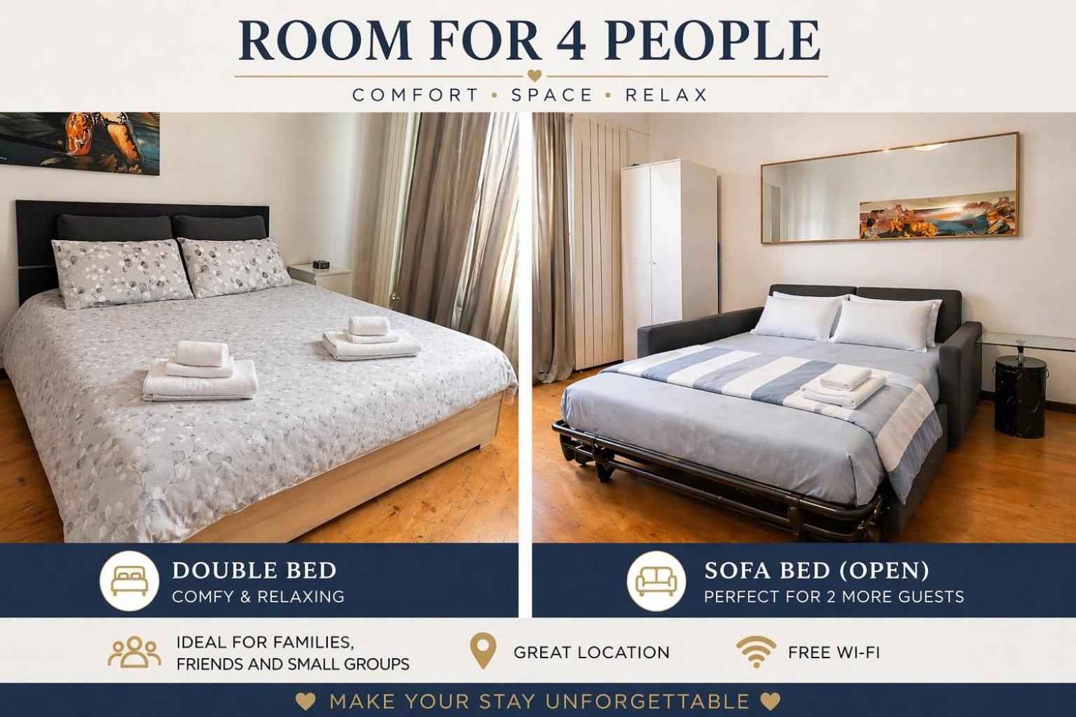 Milano Brenta Suites Room For 4 — Photos 3